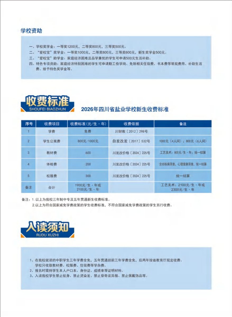 收费标准